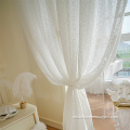 Putih Elegant Dobby Tulle Blackout Sunscreen Curtain Sheer